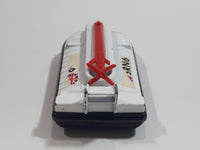 Vintage 1972 Lesney Matchbox Superfast Hovercraft No. 72 & 2 White Die Cast Toy Watercraft Boat Vehicle