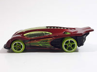 2015 Hot Wheels Nitrobot Attack Side Draft Dark Red Die Cast Toy Car Vehicle