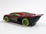 2015 Hot Wheels Nitrobot Attack Side Draft Dark Red Die Cast Toy Car Vehicle