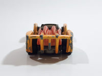 2001 Hot Wheels First Editions Shredster Orange and Dark Yellow Die Cast Toy Car Vehicle