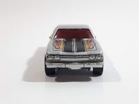 2009 Hot Wheels Heat Fleet 68 El Camino Metalflake Silver Die Cast Toy Muscle Car Vehicle