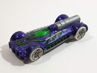 2015 Hot Wheels Dino Riders Retro Active Metalflake Purple Die Cast Toy Car Vehicle