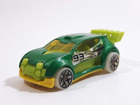 2017 Hot Wheels HW Glow Wheels Fast 4WD Metalflake Green Die Cast Toy Car Vehicle