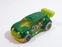 2017 Hot Wheels HW Glow Wheels Fast 4WD Metalflake Green Die Cast Toy Car Vehicle