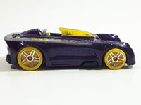 2012 Hot Wheels Truckin’ Transporters – Speed Team Monoposto Metalflake Dark Purple Die Cast Toy Car Vehicle