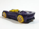 2012 Hot Wheels Truckin’ Transporters – Speed Team Monoposto Metalflake Dark Purple Die Cast Toy Car Vehicle