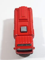 2011 Matchbox City Action MBX Street Cleaner Red Die Cast Toy Car Vehicle