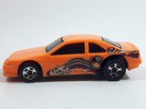 1998 Hot Wheels G-Force Stunt Riders T-Bird Stocker Orange Plastic Body Die Cast Toy Car Vehicle