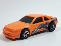 1998 Hot Wheels G-Force Stunt Riders T-Bird Stocker Orange Plastic Body Die Cast Toy Car Vehicle