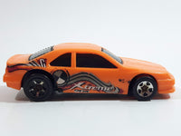 1998 Hot Wheels G-Force Stunt Riders T-Bird Stocker Orange Plastic Body Die Cast Toy Car Vehicle