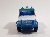 2003 Matchbox Beach Buggies Mercedes-Benz 280 GE Beach Patrol White Turquoise Die Cast Toy Car Vehicle