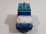 2003 Matchbox Beach Buggies Mercedes-Benz 280 GE Beach Patrol White Turquoise Die Cast Toy Car Vehicle