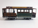 HO Classic San Francisco Streetcar Powell & Mason St Trolley Cable Car Die Cast and Plastic Model