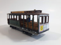 HO Classic San Francisco Streetcar Powell & Mason St Trolley Cable Car Die Cast and Plastic Model