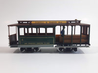 HO Classic San Francisco Streetcar Powell & Mason St Trolley Cable Car Die Cast and Plastic Model