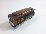 HO Classic San Francisco Streetcar Powell & Mason St Trolley Cable Car Die Cast and Plastic Model