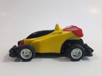 Unknown Brand No. 6051 - 6054 Top Sports Yellow and Red Pullback Friction Motorized Die Cast Toy Car Vehicle