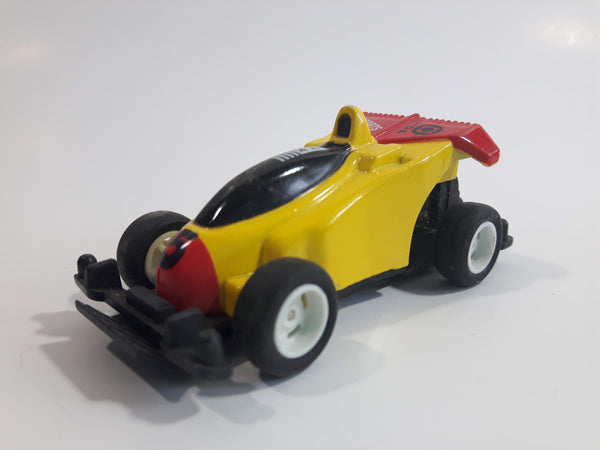 Unknown Brand No. 6051 - 6054 Top Sports Yellow and Red Pullback Friction Motorized Die Cast Toy Car Vehicle