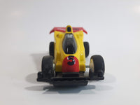 Unknown Brand No. 6051 - 6054 Top Sports Yellow and Red Pullback Friction Motorized Die Cast Toy Car Vehicle