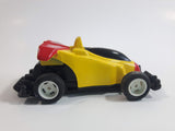 Unknown Brand No. 6051 - 6054 Top Sports Yellow and Red Pullback Friction Motorized Die Cast Toy Car Vehicle