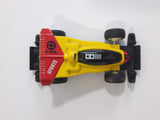 Unknown Brand No. 6051 - 6054 Top Sports Yellow and Red Pullback Friction Motorized Die Cast Toy Car Vehicle