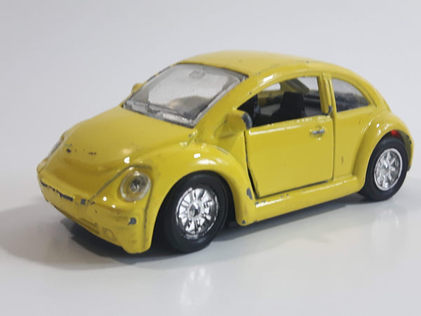 Unknown Brand Volkswagen Beetle Yellow Die Cast Toy Car Vehicle with Opening Doors