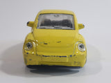 Unknown Brand Volkswagen Beetle Yellow Die Cast Toy Car Vehicle with Opening Doors