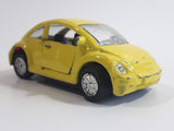 Unknown Brand Volkswagen Beetle Yellow Die Cast Toy Car Vehicle with Opening Doors