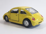 Unknown Brand Volkswagen Beetle Yellow Die Cast Toy Car Vehicle with Opening Doors