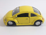 Unknown Brand Volkswagen Beetle Yellow Die Cast Toy Car Vehicle with Opening Doors