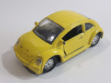 Unknown Brand Volkswagen Beetle Yellow Die Cast Toy Car Vehicle with Opening Doors