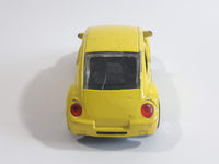 Unknown Brand Volkswagen Beetle Yellow Die Cast Toy Car Vehicle with Opening Doors