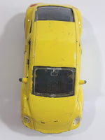 Unknown Brand Volkswagen Beetle Yellow Die Cast Toy Car Vehicle with Opening Doors