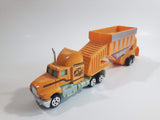 Unknown Brand ABC Heavy Truck Construction Yellow Die Cast Plastic and Metal Toy Car Vehicle Set