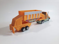 Unknown Brand ABC Heavy Truck Construction Yellow Die Cast Plastic and Metal Toy Car Vehicle Set