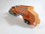 Unknown Brand ABC Heavy Truck Construction Yellow Die Cast Plastic and Metal Toy Car Vehicle Set