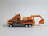 Unknown Brand ABC Heavy Truck Construction Yellow Die Cast Plastic and Metal Toy Car Vehicle Set