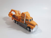 Unknown Brand ABC Heavy Truck Construction Yellow Die Cast Plastic and Metal Toy Car Vehicle Set