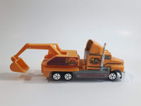 Unknown Brand ABC Heavy Truck Construction Yellow Die Cast Plastic and Metal Toy Car Vehicle Set