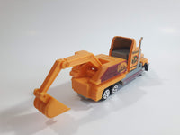 Unknown Brand ABC Heavy Truck Construction Yellow Die Cast Plastic and Metal Toy Car Vehicle Set