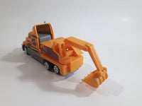 Unknown Brand ABC Heavy Truck Construction Yellow Die Cast Plastic and Metal Toy Car Vehicle Set