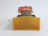 Unknown Brand Bull Dozer Orange Die Cast Toy Car Construction Equipment Vehicle