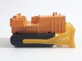 Unknown Brand Bull Dozer Orange Die Cast Toy Car Construction Equipment Vehicle