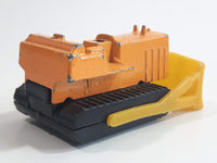 Unknown Brand Bull Dozer Orange Die Cast Toy Car Construction Equipment Vehicle