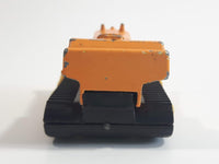 Unknown Brand Bull Dozer Orange Die Cast Toy Car Construction Equipment Vehicle