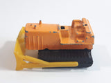 Unknown Brand Bull Dozer Orange Die Cast Toy Car Construction Equipment Vehicle