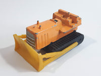 Unknown Brand Bull Dozer Orange Die Cast Toy Car Construction Equipment Vehicle