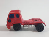 Unknown Brand Semi Tractor Truck Red Die Cast Toy Car Vehicle