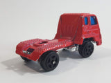 Unknown Brand Semi Tractor Truck Red Die Cast Toy Car Vehicle