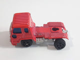 Unknown Brand Semi Tractor Truck Red Die Cast Toy Car Vehicle